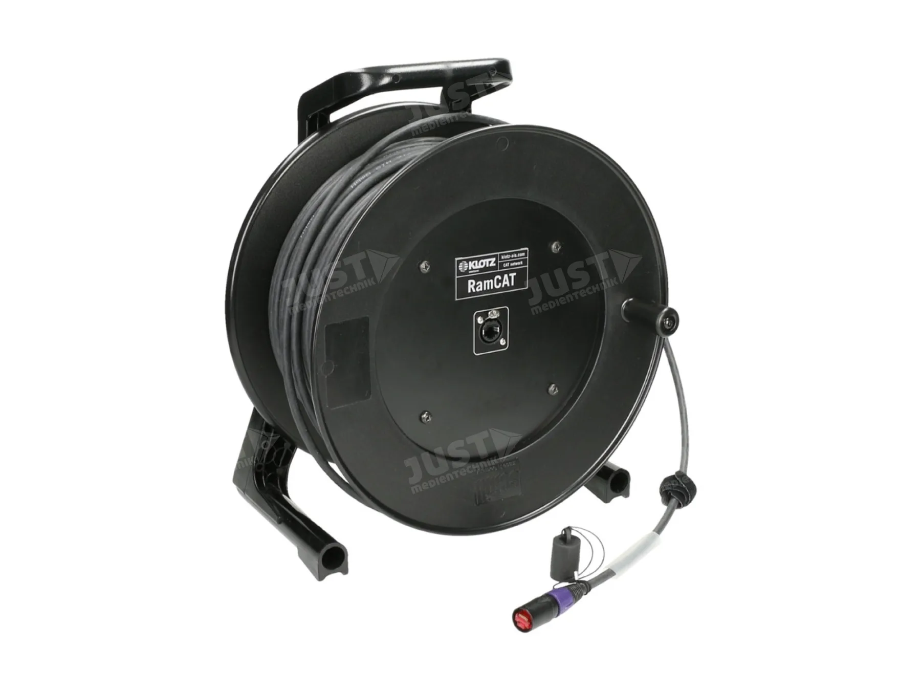 etherCon T90m (CAT5e), Buchse am Trommelkern