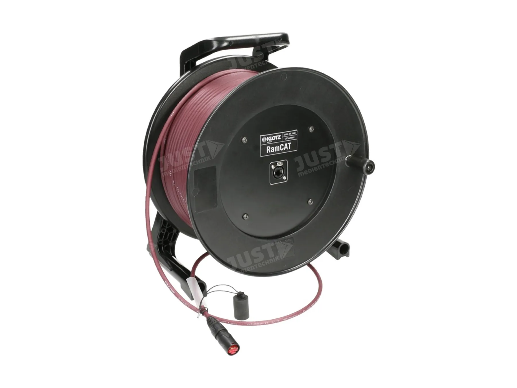 etherCon T50m (CAT5e), Buchse am Trommelkern