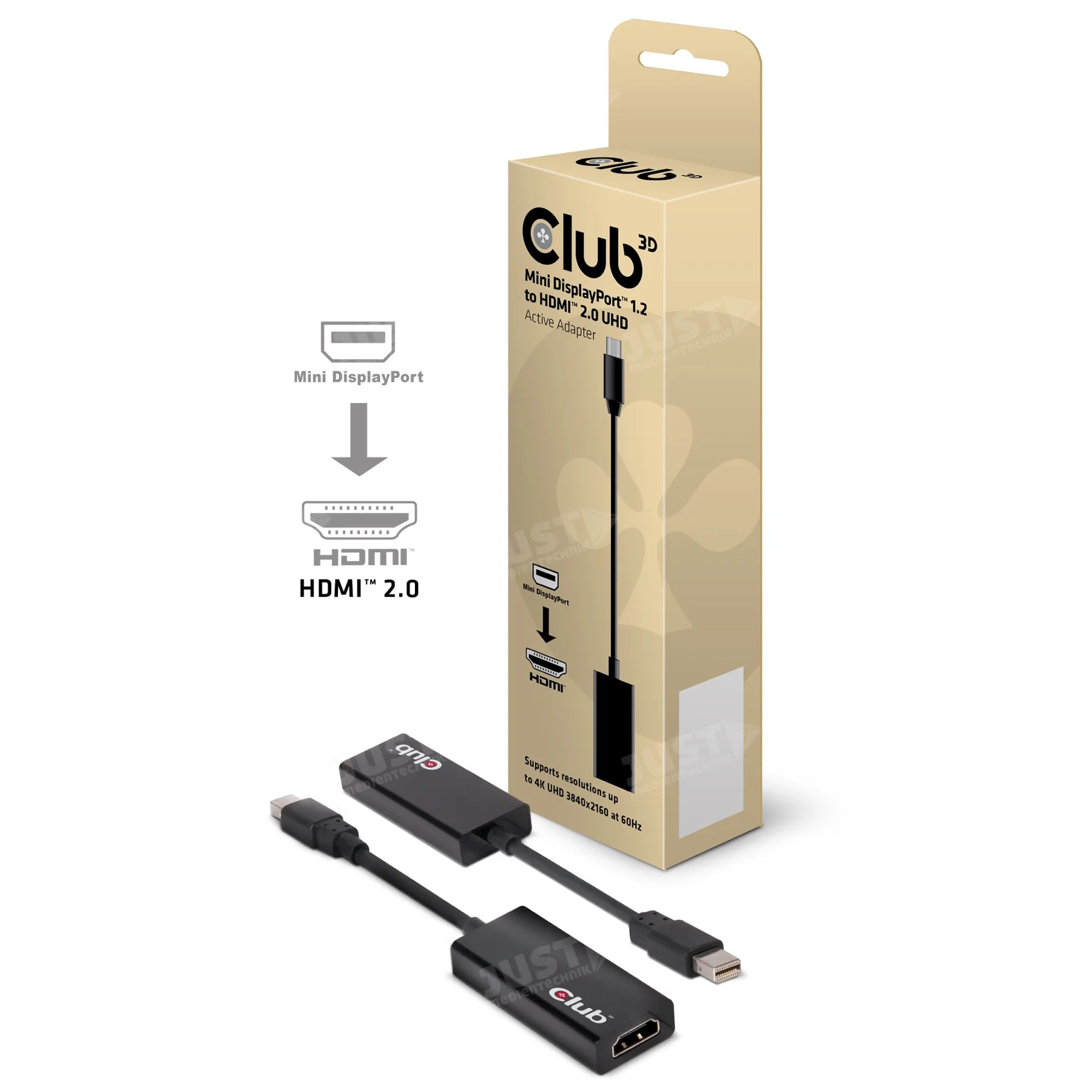 MiniDisplayport 1.2 -> HDMI 2.0 Adapt. CAC-1170