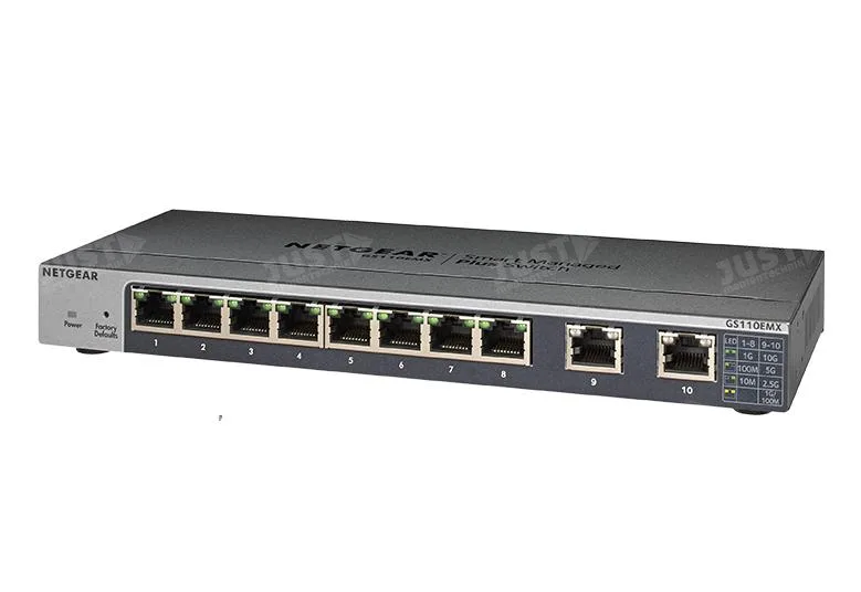 GS110EMX 8+2 10G Switch smart manageable