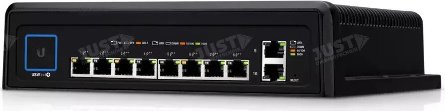 USW-Industrial Switch, 8xPoE++, 450W, passiv gekühlt