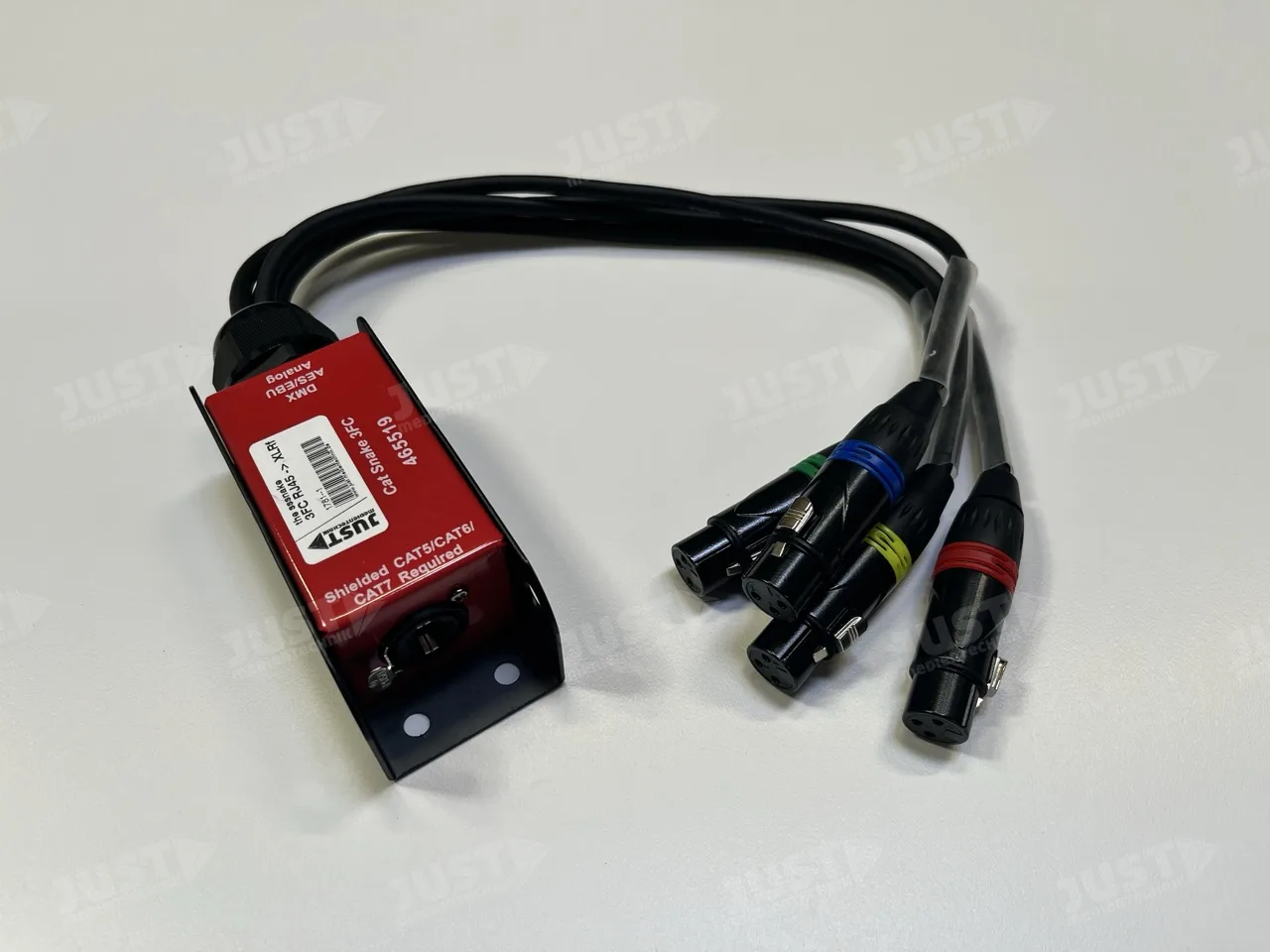 3MF RJ45 -> 4x XLR3 female Cat Snake