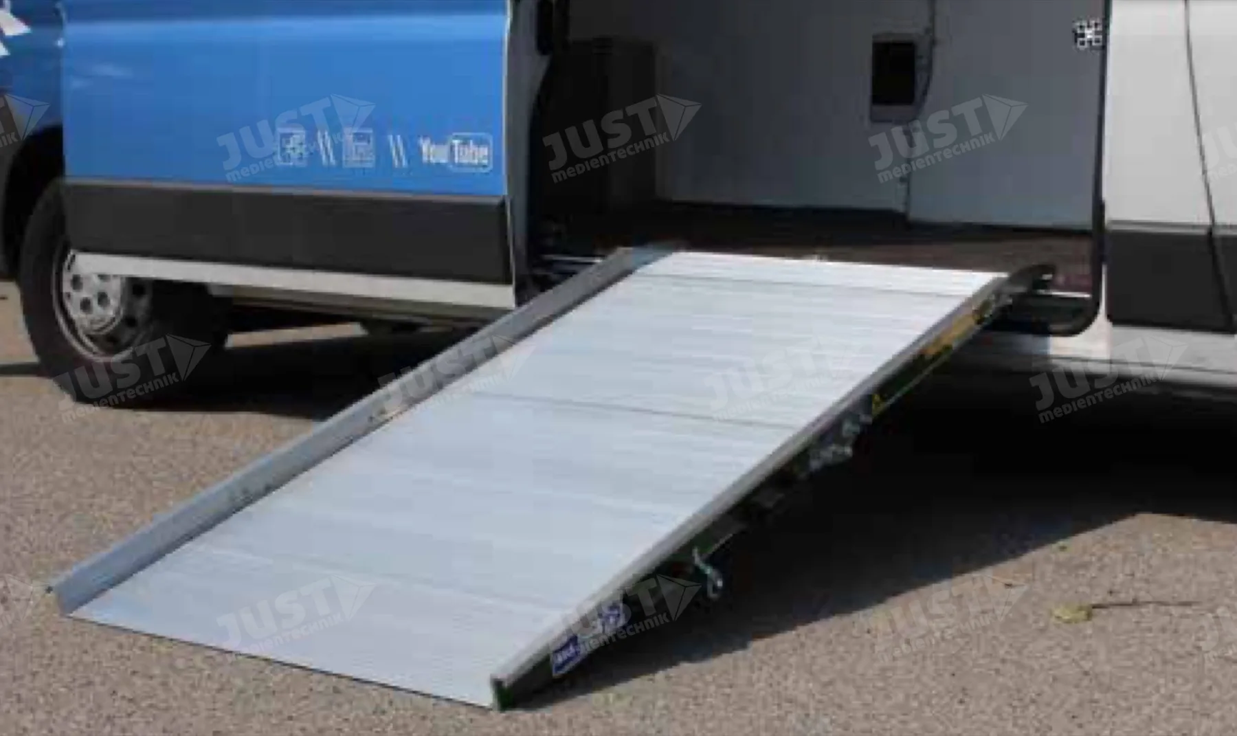Mobile Anlegerampe 85 cm x250 cm, 300KG Tragfähigkeit