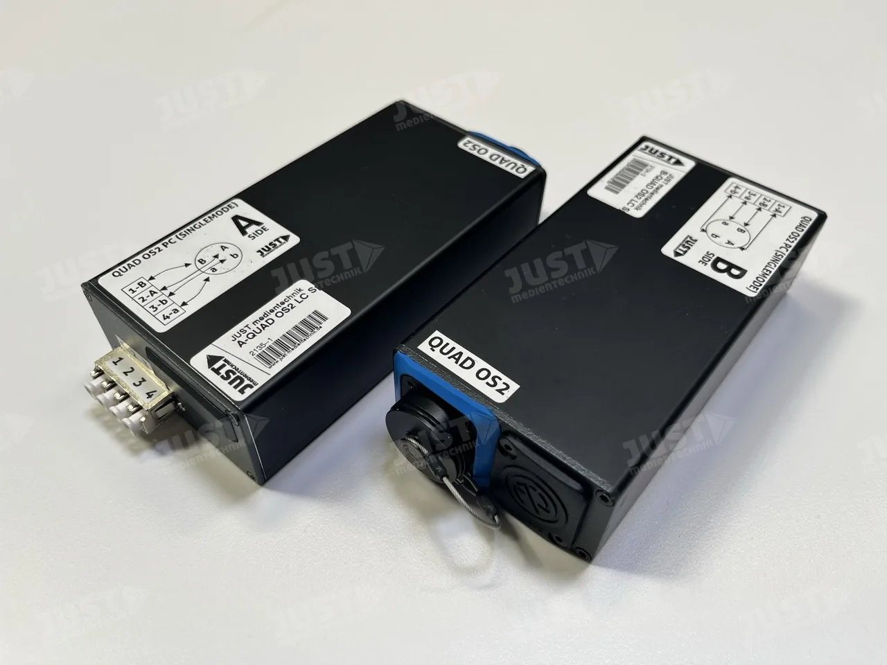 QUAD OS2 Singlemode LC-Splitt