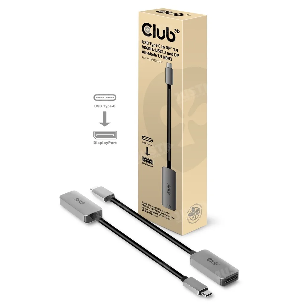 USB 3.1 Typ C -> DisplayPort 1.4 Adapter CAC-1567
